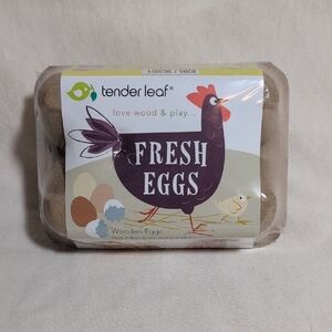 BNWT Tender Leaf Fresh Eggs Wooden Toy